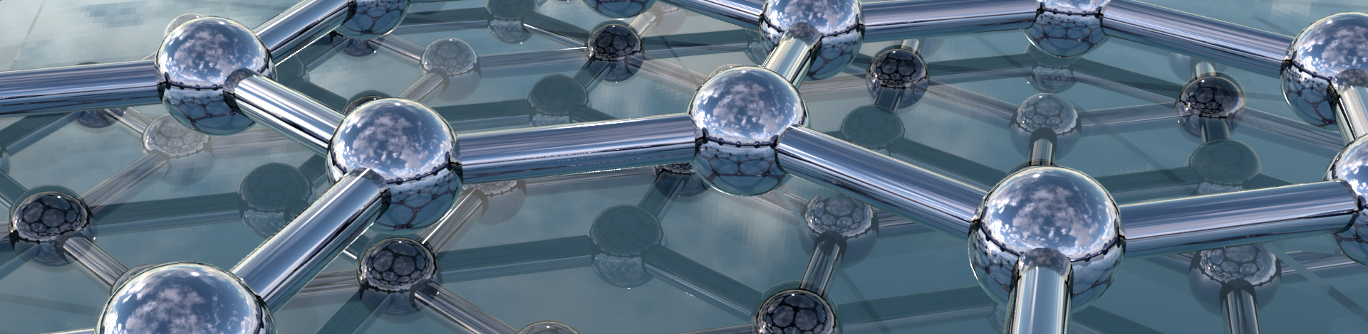 graphene molecule 3D model