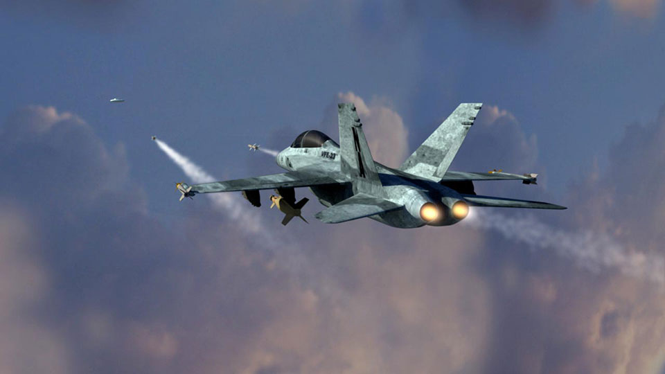 fa-18 Hornet 3D model