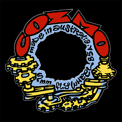 cozmo flywheel t-shirt graphic