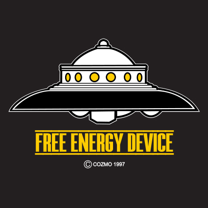 cozmo free energy device t-shirt graphic